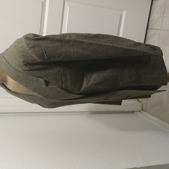 Vintage 90's Double Breasted Blazer Wool Blend Jacket - Picture 3 of 12